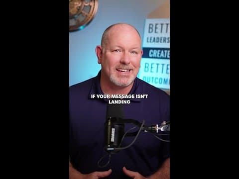 If your message isn't landing