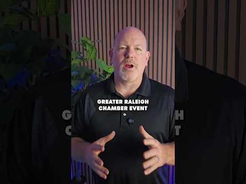 The biggest lesson from my first Raleigh Chamber event