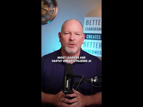 Most leaders are vastly under utilizing AI
