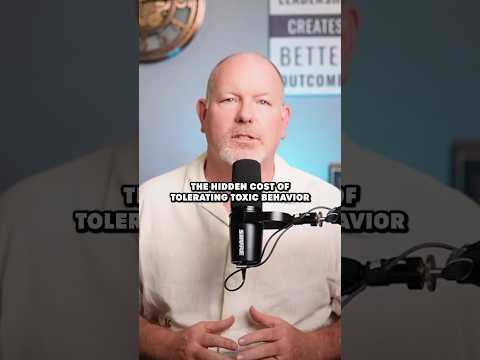 The Hidden Cost of Tolerating Toxic Behavior
