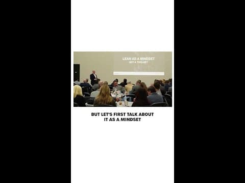 Lean isn’t just a system. It’s a way of thinking.