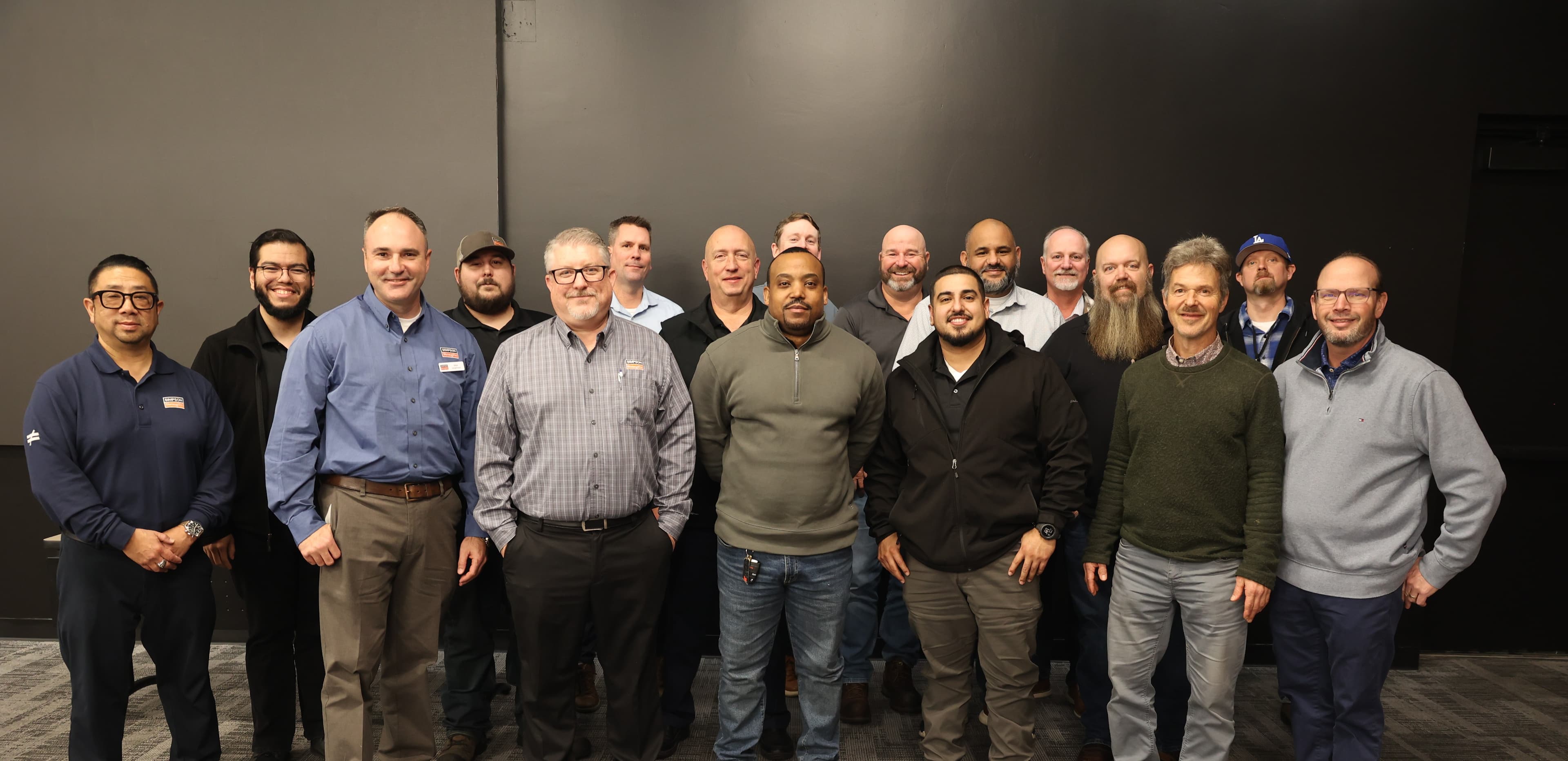 Frontline leadership cohort in a working session