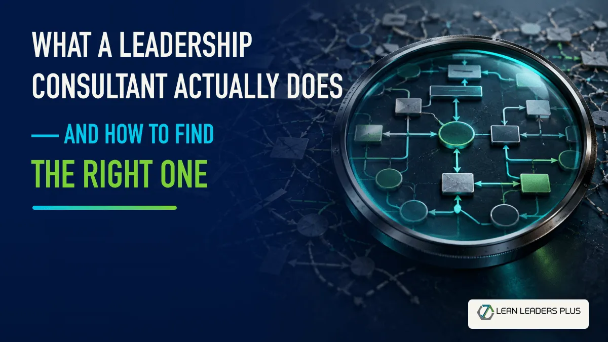 What a Leadership Consultant Actually Does — and How to Find the Right One